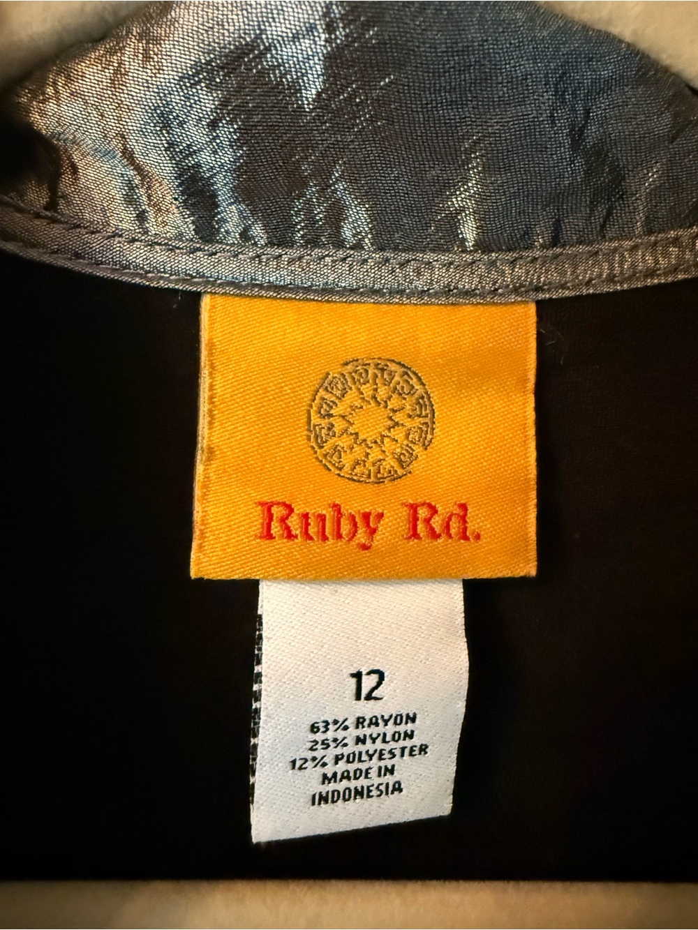 Ruby Rd. Metallic Silver Light Jacket - Picture 9 of 13